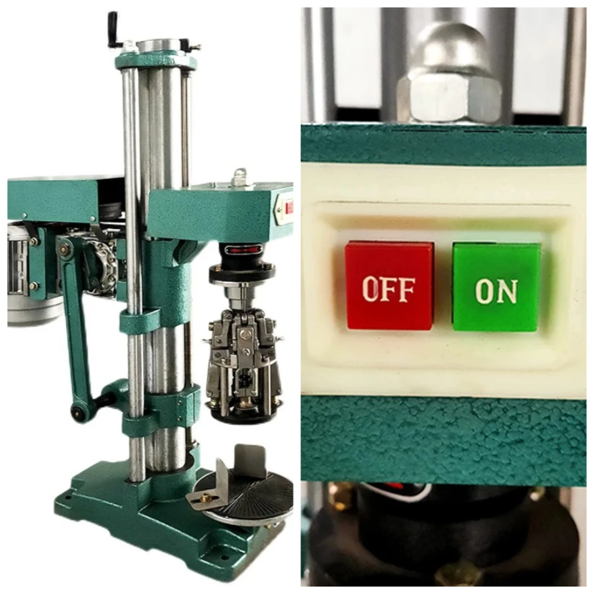 Semi Automatic Capping Machine Pilfer Proof Bottle Cap Making Juice Wine Water Liquid Bottles Glass Plastic Packing
Semi Automatic Capping Machine Pilfer Proof Bottle Cap Making Juice Wine Water Liquid Bottles Glass Plastic Packing