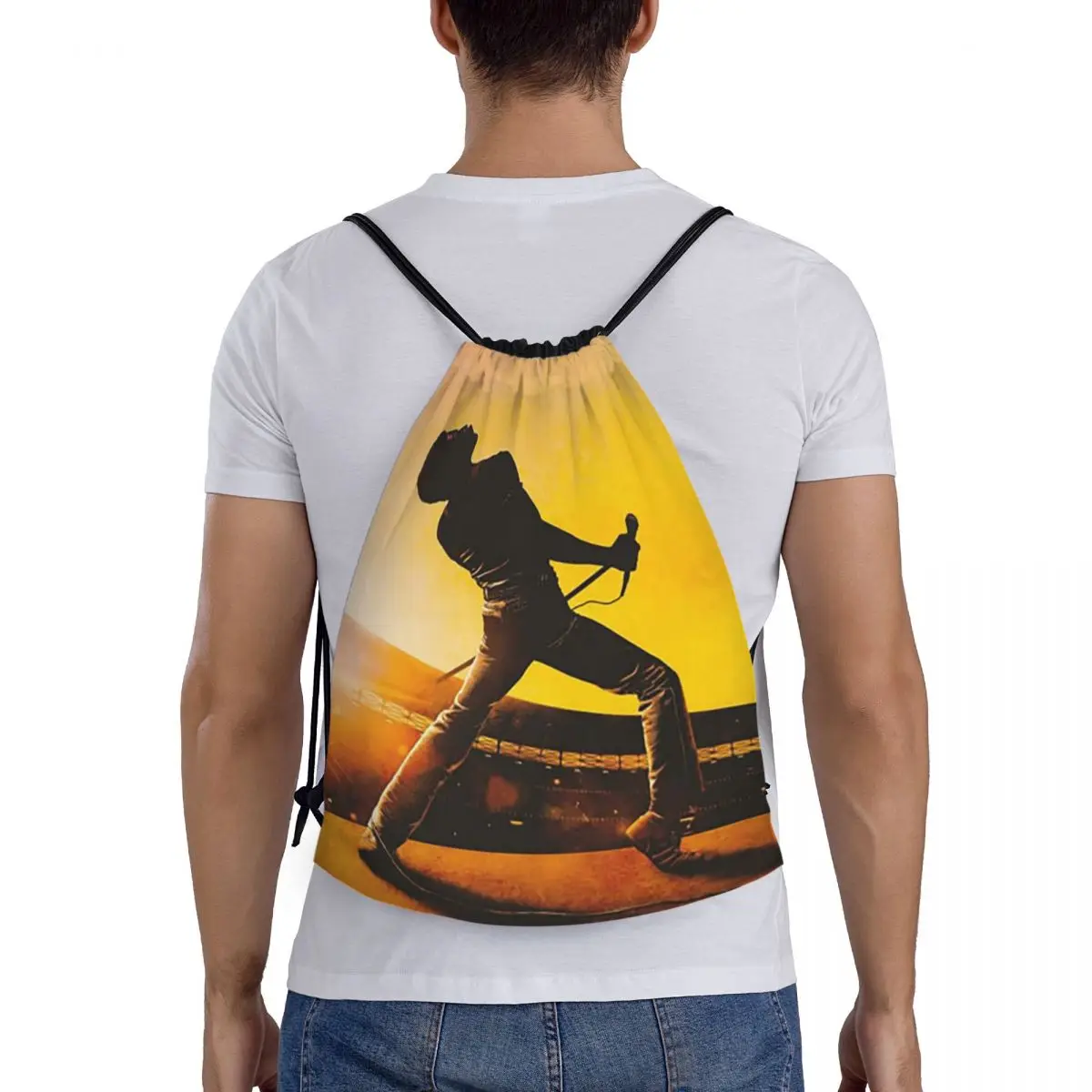 Freddie Mercury Backpacks Casual Portable Drawstring Bags Shoes Bag Book Bags For Man Woman School
Freddie Mercury Backpacks Casual Portable Drawstring Bags Shoes Bag Book Bags For Man Woman School