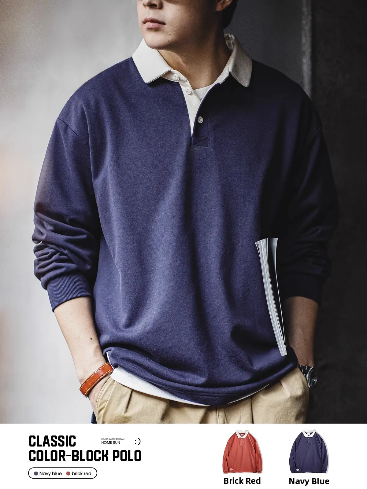 Maden American Retro Knitted irt Hoodie Loose Long Sve Collared T-irt Men Spring Casual Sle Stand Fit Cotton...
Maden American Retro Knitted irt Hoodie Loose Long Sve Collared T-irt Men Spring Casual Sle Stand Fit Cotton...