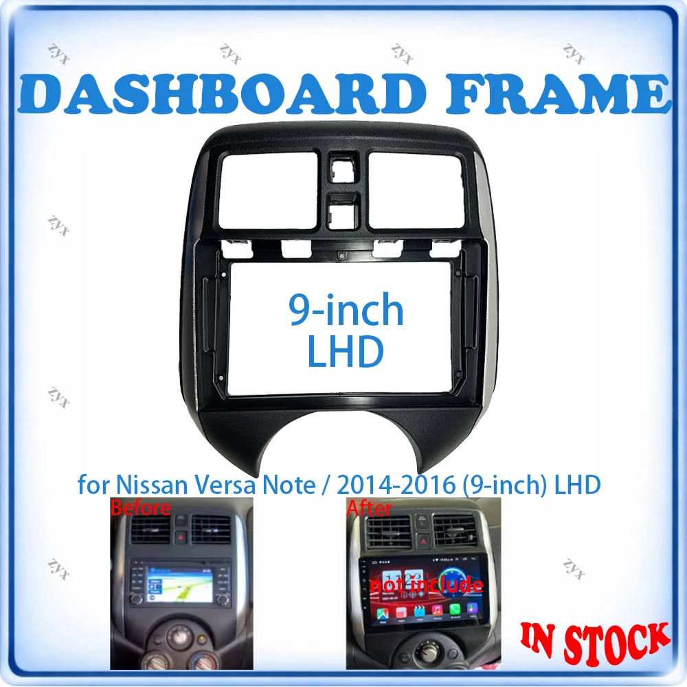 Car Radio Fascia Frame For Nissan Versa Note 2014-2016 9 inch LHD With Canbus Decoder & Wiring Harness Car Accessories Plug & Pl
Car Radio Fascia Frame For Nissan Versa Note 2014-2016 9 inch LHD With Canbus Decoder & Wiring Harness Car Accessories Plug & Pl