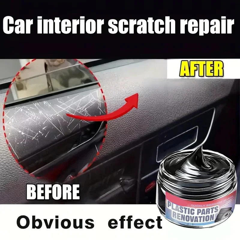 Car Interior Scratch Repair Cream - Car Scratch Repair | Tire Gloss Repair, Black Interior and Dashboard Plastic Surface Repair
Car Interior Scratch Repair Cream - Car Scratch Repair | Tire Gloss Repair, Black Interior and Dashboard Plastic Surface Repair
