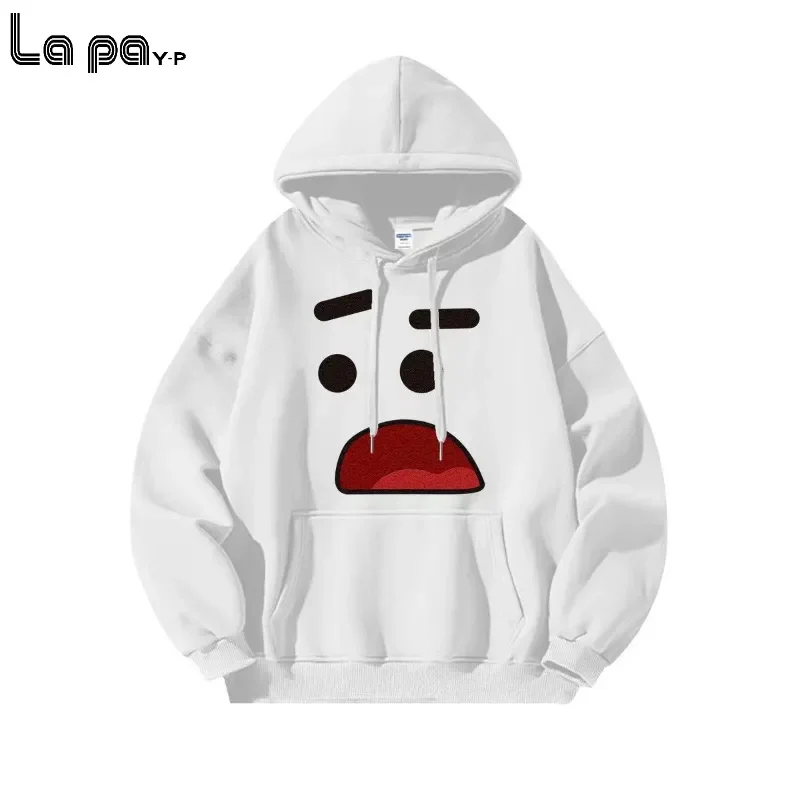 Autumn and winter new design sense Korean version of lovers all matching Instagram expression printed hoodie men and women with
Autumn and winter new design sense Korean version of lovers all matching Instagram expression printed hoodie men and women with