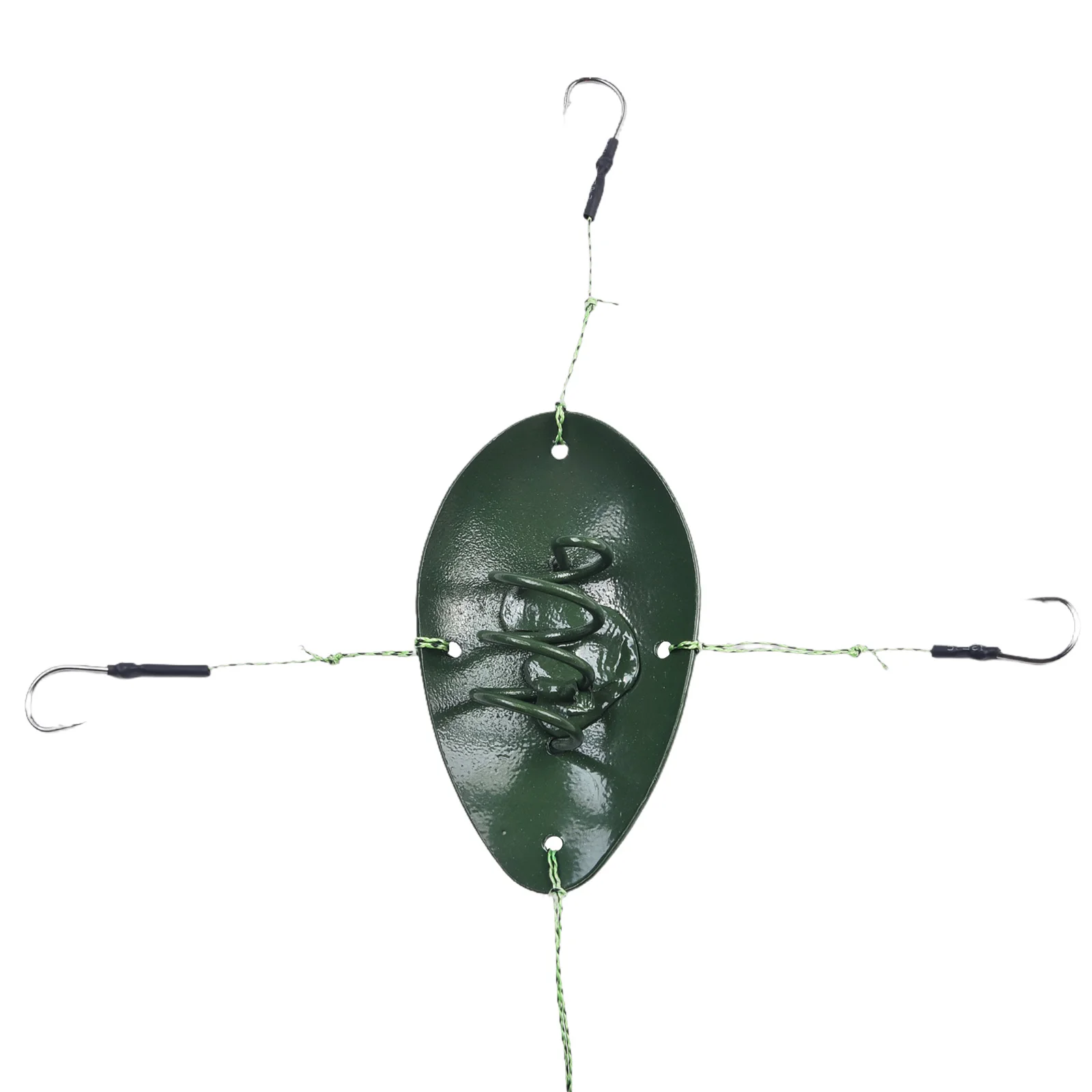 High Quality Brand New Bait Cage 1 PC 13x9x3cm Green Lightweight PE Line+Metal Spoon Shaped Feeder Hook Sinking
High Quality Brand New Bait Cage 1 PC 13x9x3cm Green Lightweight PE Line+Metal Spoon Shaped Feeder Hook Sinking