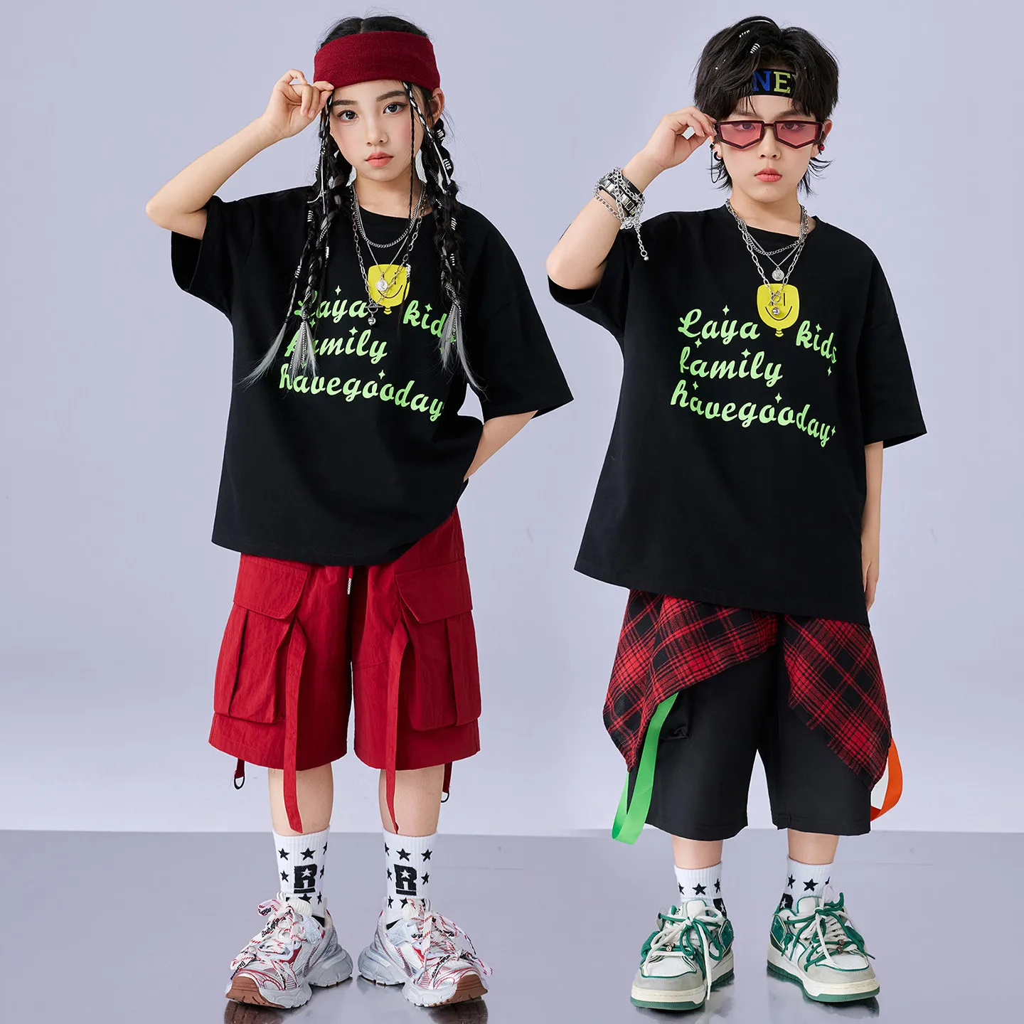 Cool Hip Hop Street Dance Children's Performance Clothes for Boys And Girls Personality Fashionable Trendy Stage Outfits
Cool Hip Hop Street Dance Children's Performance Clothes for Boys And Girls Personality Fashionable Trendy Stage Outfits
