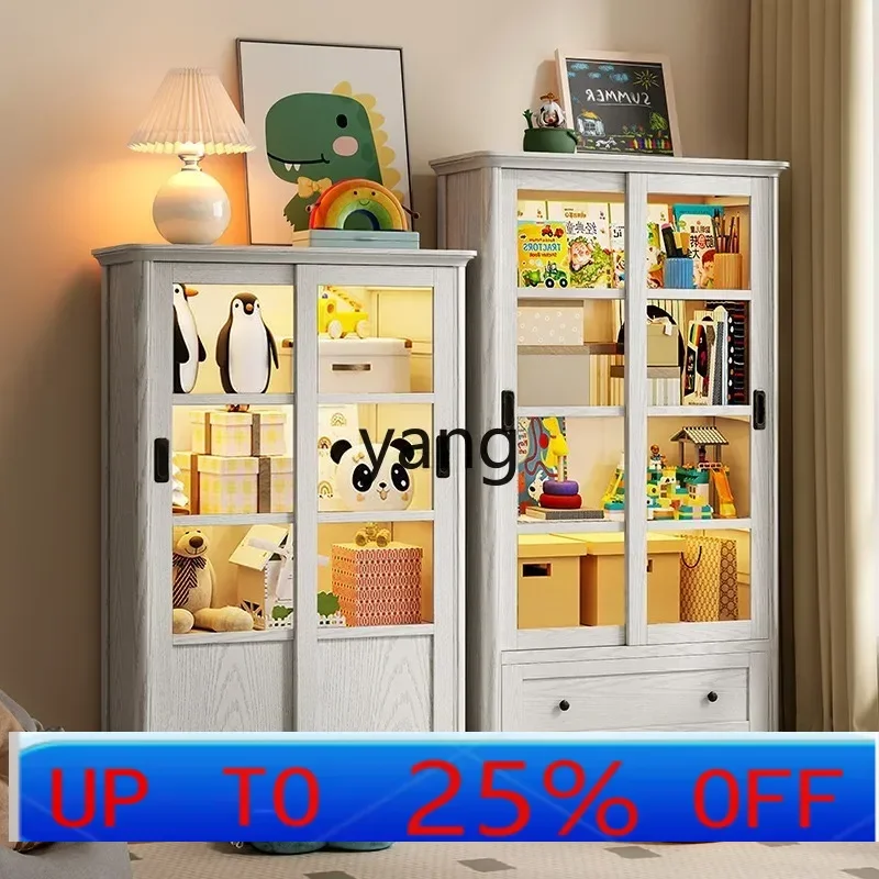 LTT floor-to-ceiling with glass door household reading area living room solid wood bookshelf display cabinet
LTT floor-to-ceiling with glass door household reading area living room solid wood bookshelf display cabinet