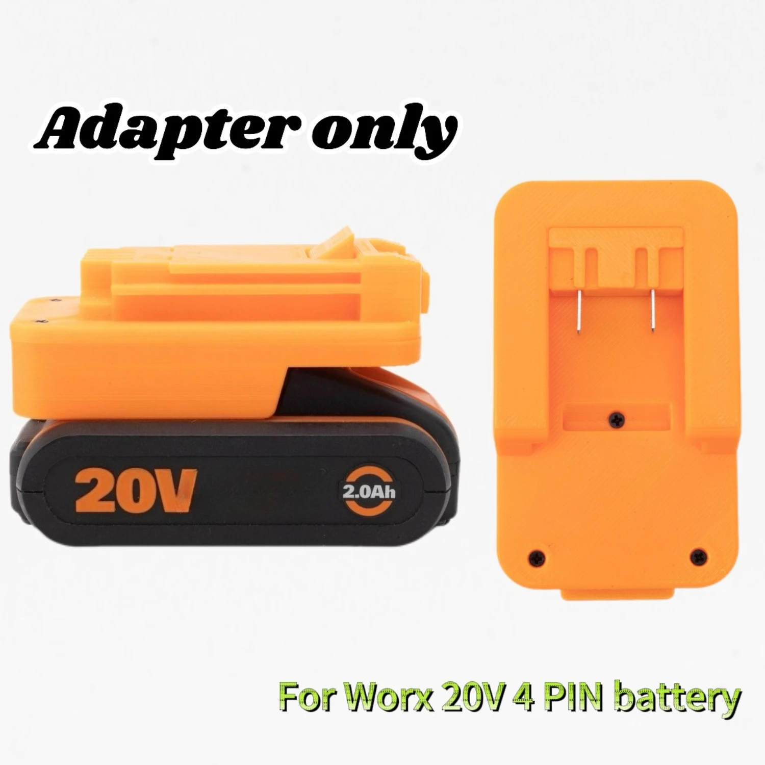 For Converting Worx 20v 4pin Battery Adapter To BLACK + DECKER 20v Battery Power Tool Converter (excluding Batteries and Tools)
For Converting Worx 20v 4pin Battery Adapter To BLACK + DECKER 20v Battery Power Tool Converter (excluding Batteries and Tools)