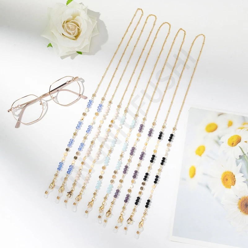 ROXI | Crystal Stone Glasses Chain for Women New Face Mask Chains Lanyard Hanging Reading Eyewear Holder Rope Strap
ROXI | Crystal Stone Glasses Chain for Women New Face Mask Chains Lanyard Hanging Reading Eyewear Holder Rope Strap