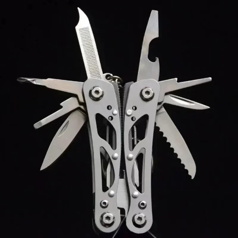 Portable Pocket Multitool 420 Stainless Steel Multitool Pliers Knife Screwdriver for Outdoor Survival Camping Hunting and Hiking
Portable Pocket Multitool 420 Stainless Steel Multitool Pliers Knife Screwdriver for Outdoor Survival Camping Hunting and Hiking