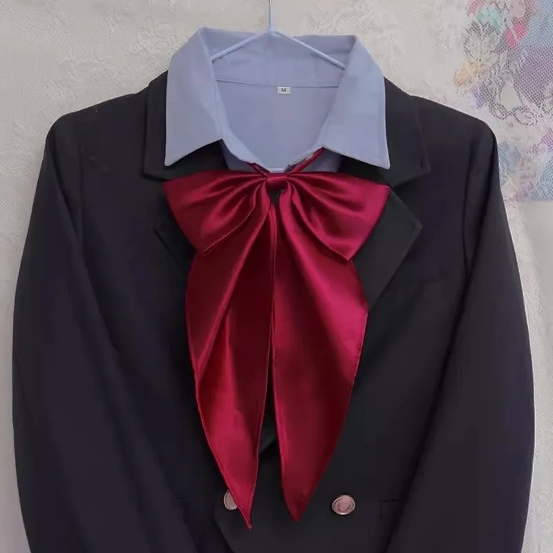 Шикарные однотонные галстуки-бабочки JK в стиле преппи, женские красные бабочки, большие купальники с бантом, модный галстук с воротником для девочек-студентов
Шикарные однотонные галстуки-бабочки JK в стиле преппи, женские красные бабочки, большие купальники с бантом, модный галстук с воротником для девочек-студентов