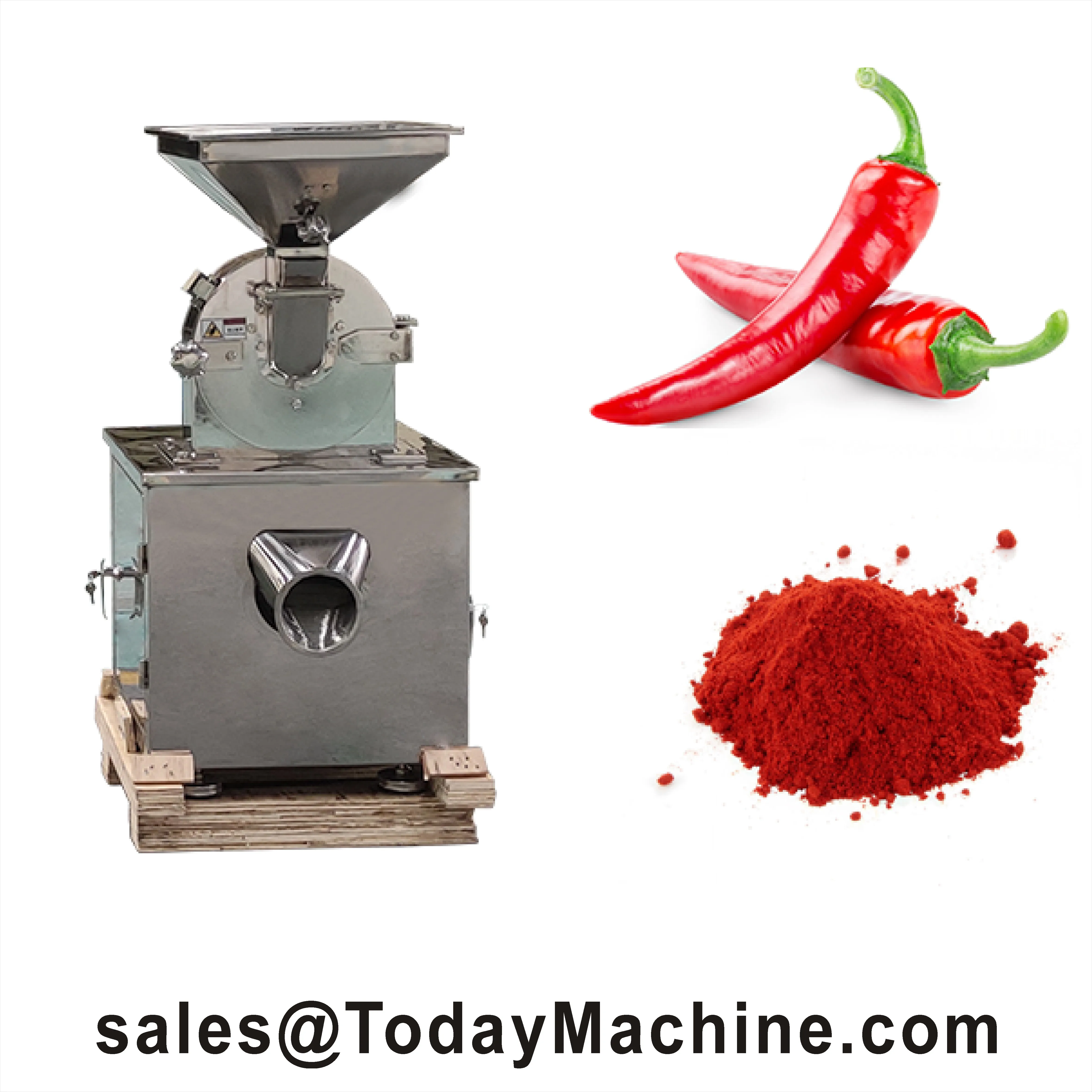High Quality Stainless Steel Spice Pulverizer Chili Grinder Machine
High Quality Stainless Steel Spice Pulverizer Chili Grinder Machine