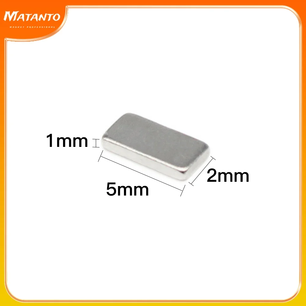 50/100/200/500/1000/2000PCS 5X2x1 Small Block Neodymium Magnets Sheet 5*2*1 Permanent Strong Powerful Magnetic Magnet 5x2x1mm
50/100/200/500/1000/2000PCS 5X2x1 Small Block Neodymium Magnets Sheet 5*2*1 Permanent Strong Powerful Magnetic Magnet 5x2x1mm