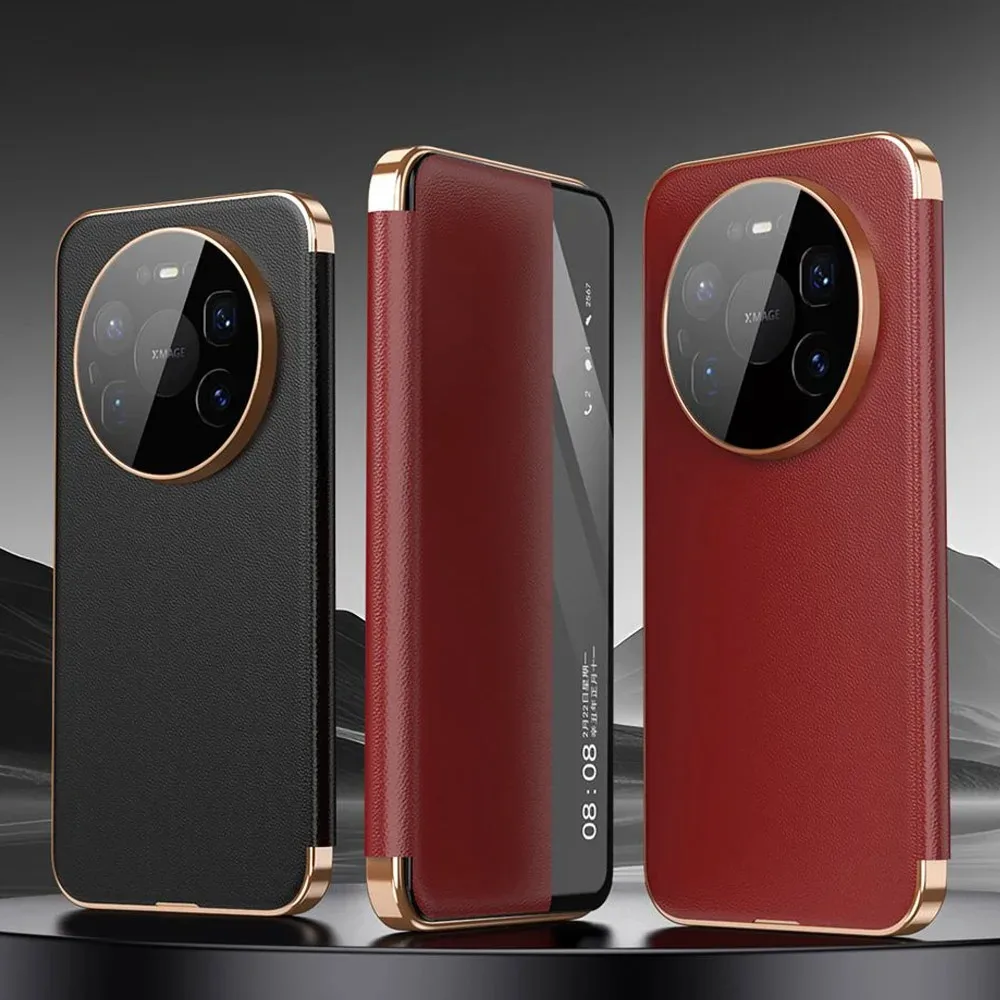 Genuine Leather Case Suitable For Huawei Mate 80 60 70 Mate 80 Pro Max Window View Intelligent Flip Cover phone case
Genuine Leather Case Suitable For Huawei Mate 80 60 70 Mate 80 Pro Max Window View Intelligent Flip Cover phone case