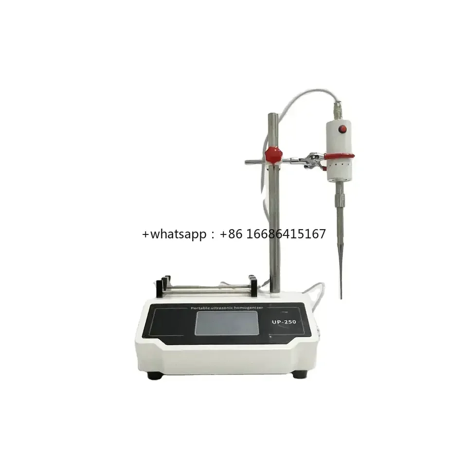 250W 0.5-100ml UP-250 Portable Automatic, Manual Ultrasonic Homogenizer/Probe Sonicator/ultrasonicator
250W 0.5-100ml UP-250 Portable Automatic, Manual Ultrasonic Homogenizer/Probe Sonicator/ultrasonicator
