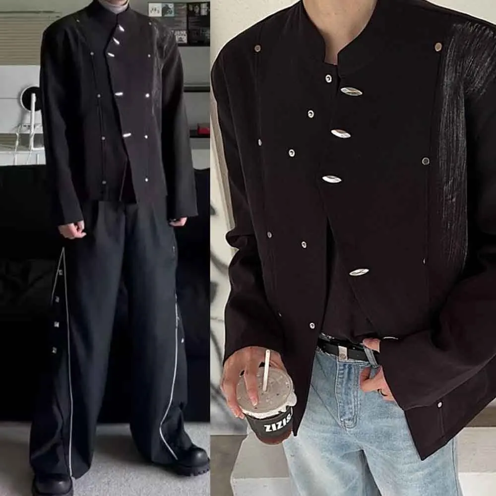 2025 зимняя новая мужская куртка с длинными рукавами и брызгами краски, китайский ретро-модный модный свободный уличный свободный повседневный нишевый мужской топ
2025 зимняя новая мужская куртка с длинными рукавами и брызгами краски, китайский ретро-модный модный свободный уличный свободный повседневный нишевый мужской топ