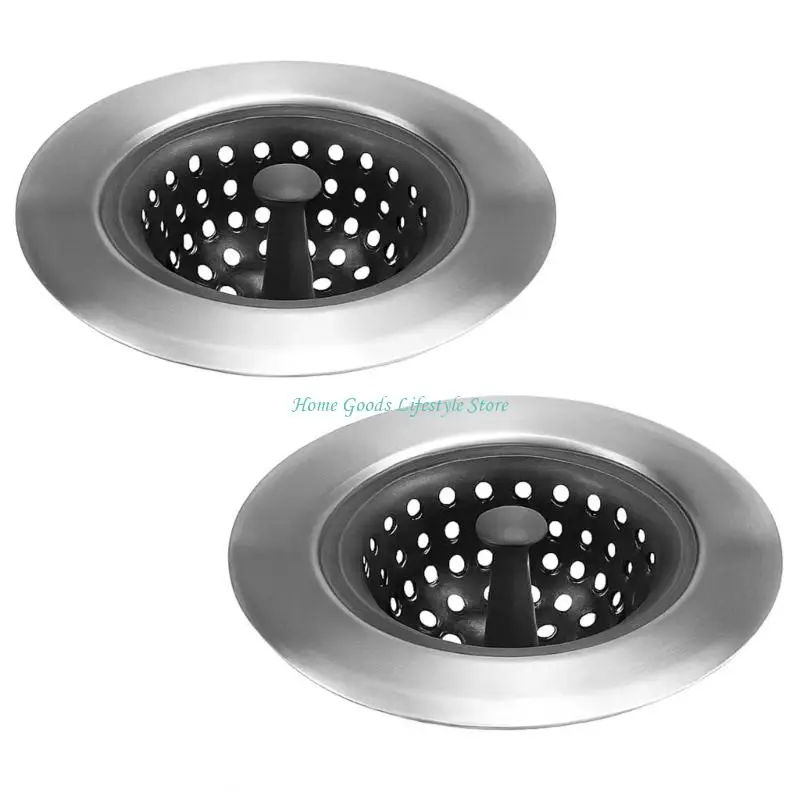 E74E 2Pcs High Efficiency Silicones Drain Filters Catcher Particles Freely
E74E 2Pcs High Efficiency Silicones Drain Filters Catcher Particles Freely