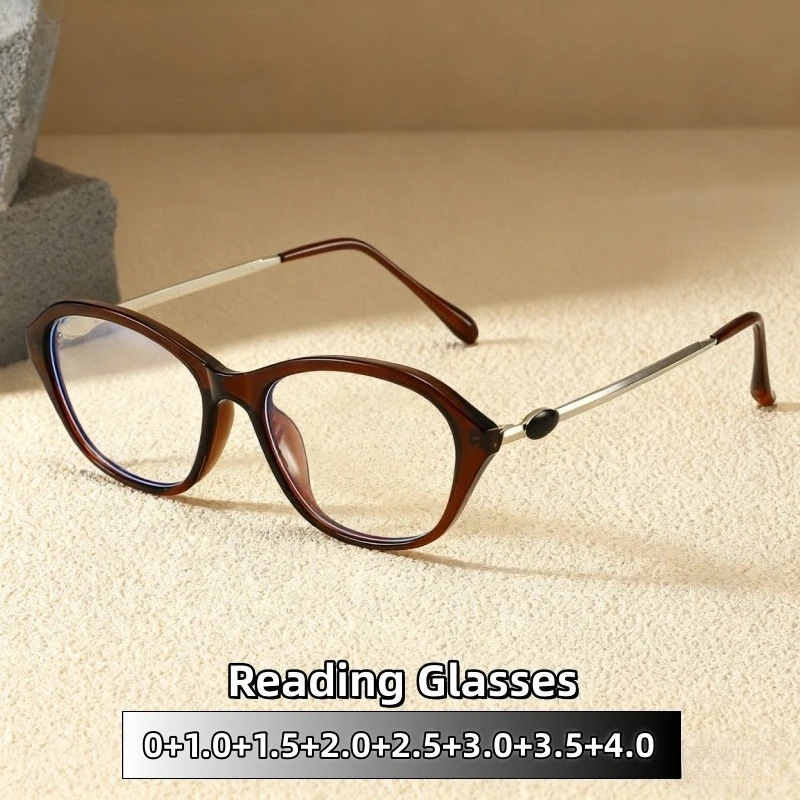 Women's Retro Fashion Cat Eye Reading Glasses Blue Light Blocking Versatile Trend Eye Protection Eyeglasses 0 To +4.0
Women's Retro Fashion Cat Eye Reading Glasses Blue Light Blocking Versatile Trend Eye Protection Eyeglasses 0 To +4.0