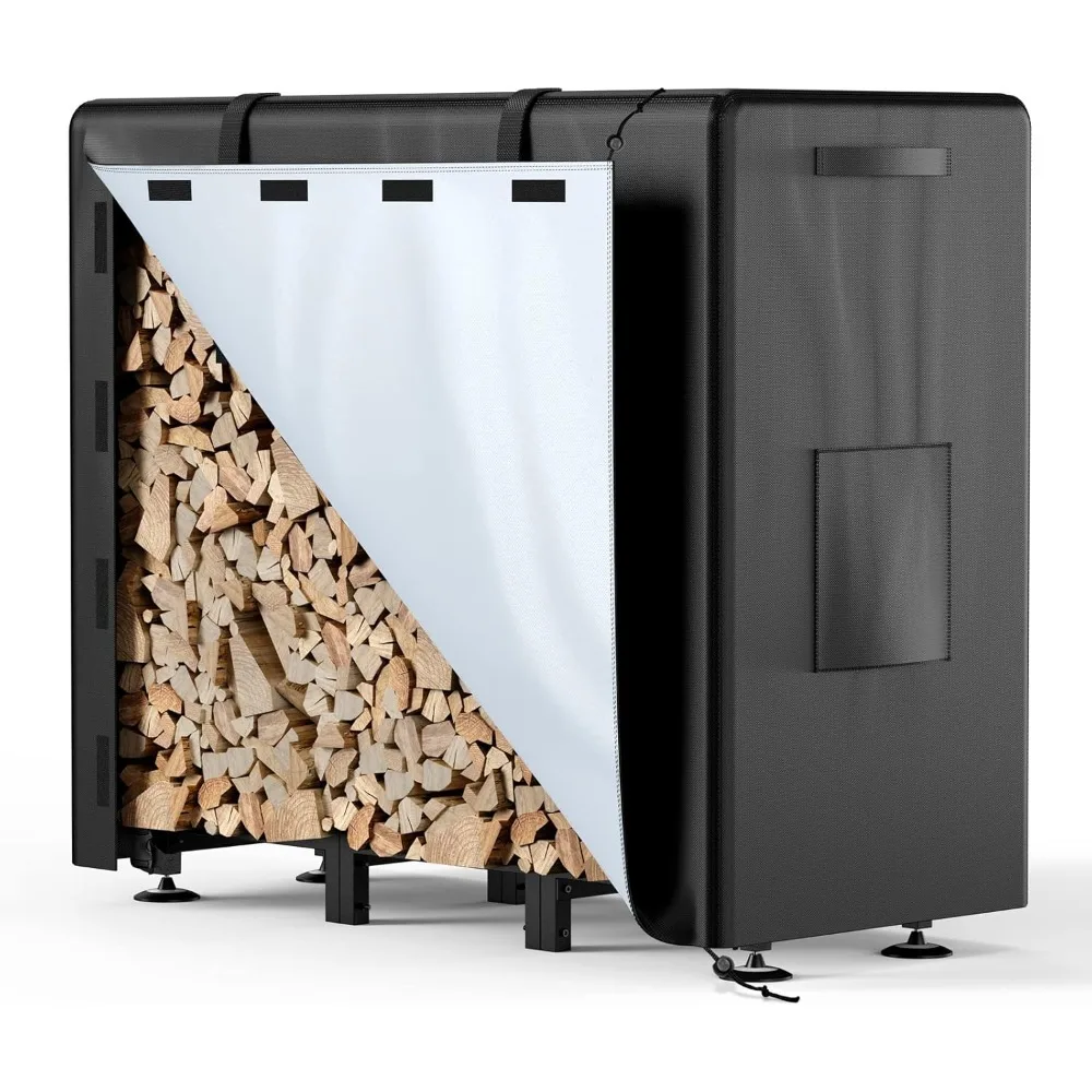 Outdoor Firewood Rack with Cover 4FT Indoor Wood Holder Waterproof Adjustable Heavy Duty Log Stand for Fireplace Patio
Outdoor Firewood Rack with Cover 4FT Indoor Wood Holder Waterproof Adjustable Heavy Duty Log Stand for Fireplace Patio