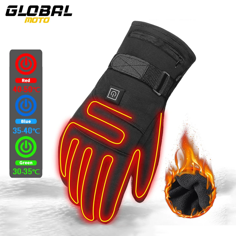 HEROBIKER Motorcycle Gloves Waterproof Heated Guantes Moto Touch Screen Battery Powered Motorbike Racing Riding Gloves Winter
HEROBIKER Motorcycle Gloves Waterproof Heated Guantes Moto Touch Screen Battery Powered Motorbike Racing Riding Gloves Winter