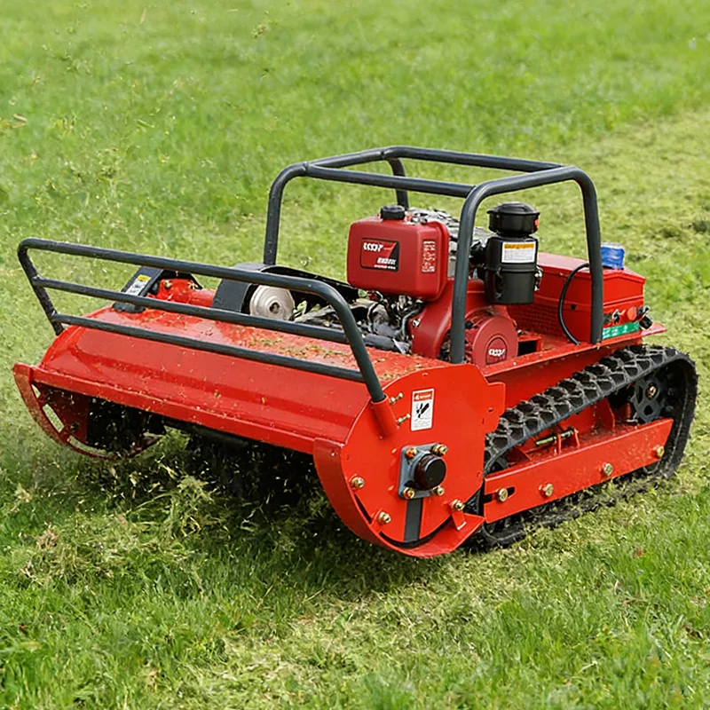 High-powered Tracked Remote-controlled Lawn Mower with Cutting Widths of 80cm 100cm120cm Factory Direct Sales Affordable Price
High-powered Tracked Remote-controlled Lawn Mower with Cutting Widths of 80cm 100cm120cm Factory Direct Sales Affordable Price