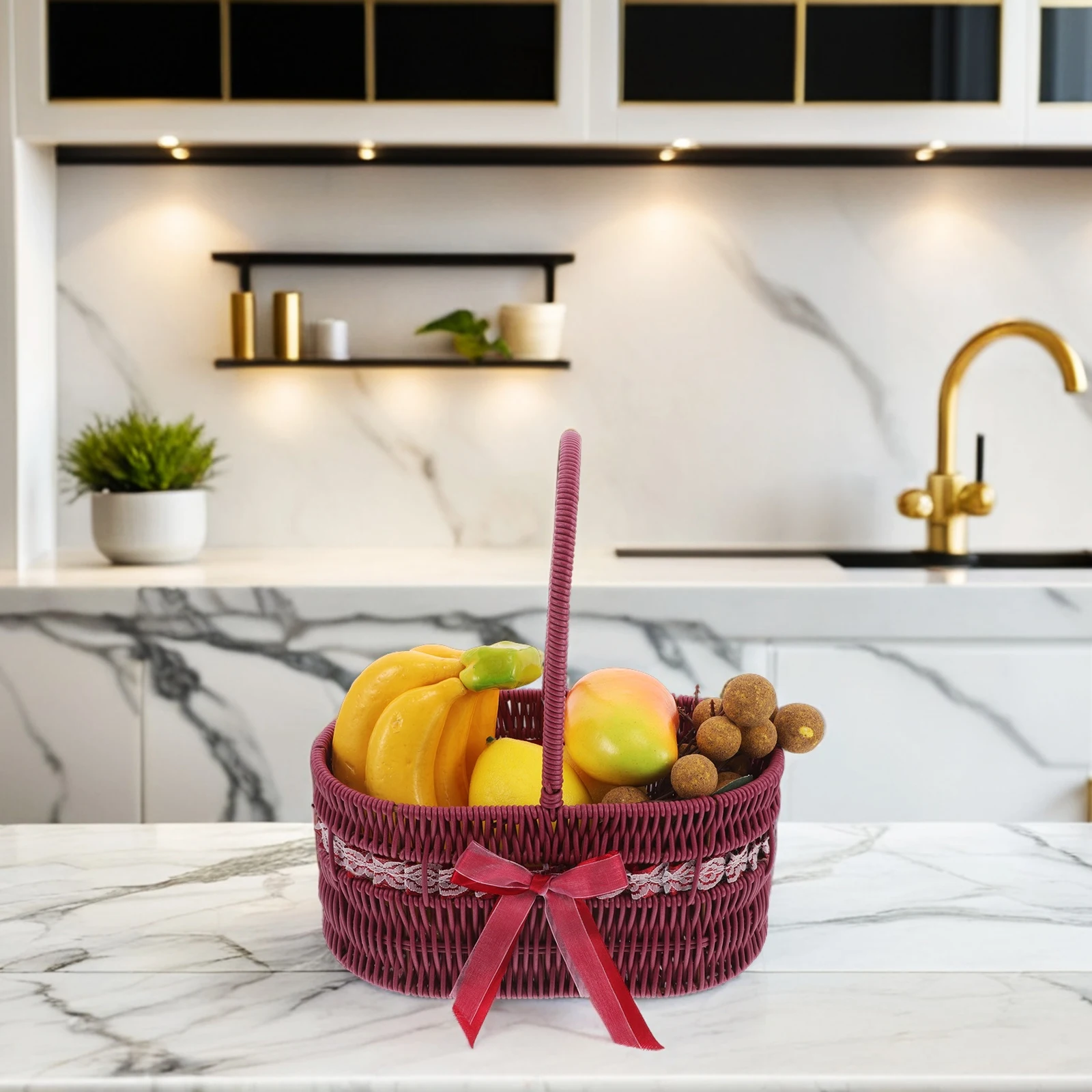 H made Woven Storage Baskets Multifunctional Decorative Flower Basket Portable Home Office Wedding Small Polyester Lightweight H
H made Woven Storage Baskets Multifunctional Decorative Flower Basket Portable Home Office Wedding Small Polyester Lightweight H