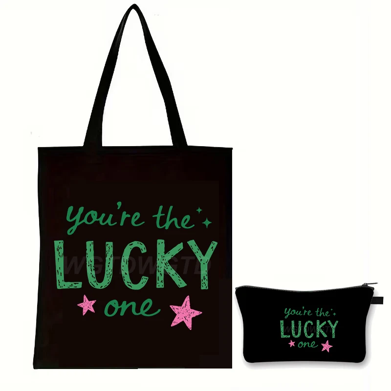 Набор сумок-шопперов и косметичек из холщовой ткани ко Дню Святого Патрика с принтом «Счастливый клевер», ирландский праздничный подарок
Набор сумок-шопперов и косметичек из холщовой ткани ко Дню Святого Патрика с принтом «Счастливый клевер», ирландский праздничный подарок