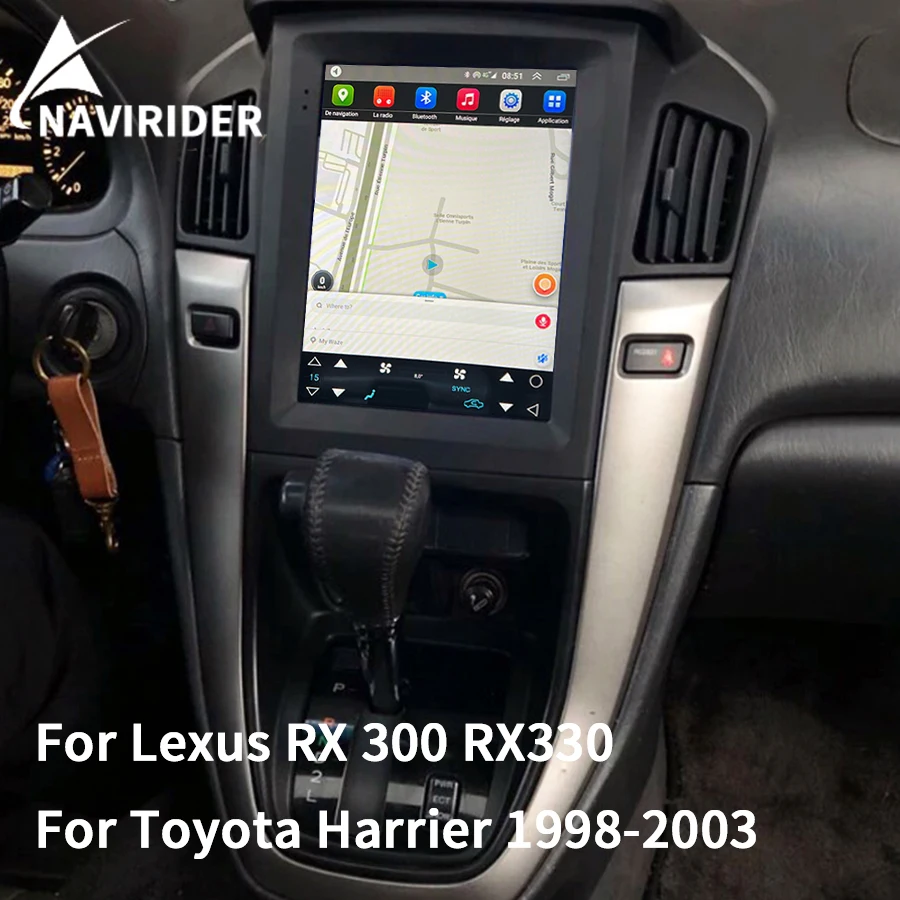 Android-экран Carplay Auto для Lexus RX300 для Toyota Harrier 1999 2001 2002, стерео GPS, автомобильный радиоприемник, мультимедийный плеер, навигация
Android-экран Carplay Auto для Lexus RX300 для Toyota Harrier 1999 2001 2002, стерео GPS, автомобильный радиоприемник, мультимедийный плеер, навигация