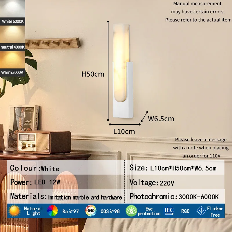 Modern Marble Art Deco Wall Lamp Hotel Restaurant Shop Luxury Wall Light Living Room Porch Lamp for Home Interior Decoration
Modern Marble Art Deco Wall Lamp Hotel Restaurant Shop Luxury Wall Light Living Room Porch Lamp for Home Interior Decoration