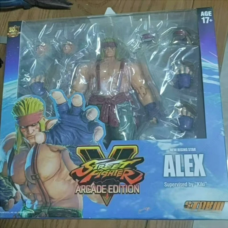 Original Storm Toys 1/12 Street Fighter V Alex Three Head Carving In Stock Anime Action Collection Figures Model Toys
Original Storm Toys 1/12 Street Fighter V Alex Three Head Carving In Stock Anime Action Collection Figures Model Toys