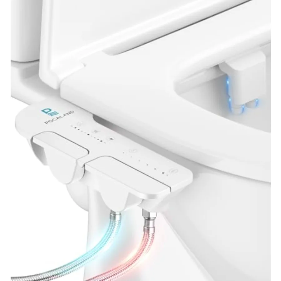 Ultra-Slim 3-in1 Bidet, Warm Water, Self-Cleaning, PosteriorandFeminine Wash- Retractable Dual Nozzles,Non-Electric Bidet Attac
Ultra-Slim 3-in1 Bidet, Warm Water, Self-Cleaning, PosteriorandFeminine Wash- Retractable Dual Nozzles,Non-Electric Bidet Attac