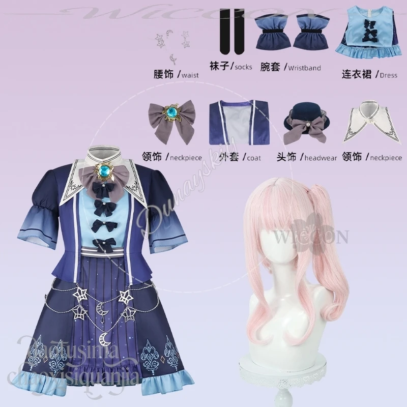Akiyama Mizuki Goth Lolita Retro Long Kawaii Dress Headwear Wigs Full Set Halloween Cos косплей Cosplay Anime Game Project Sekai
Akiyama Mizuki Goth Lolita Retro Long Kawaii Dress Headwear Wigs Full Set Halloween Cos косплей Cosplay Anime Game Project Sekai