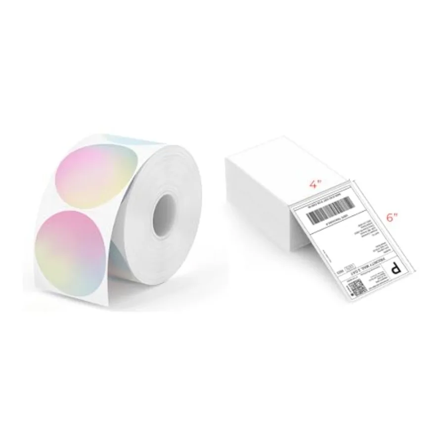 2 Inch Circle Thermal Sticker Labels+Thermal Direct Shipping Label Pack of 500 4x6 Fan-Fold Labels
2 Inch Circle Thermal Sticker Labels+Thermal Direct Shipping Label Pack of 500 4x6 Fan-Fold Labels
