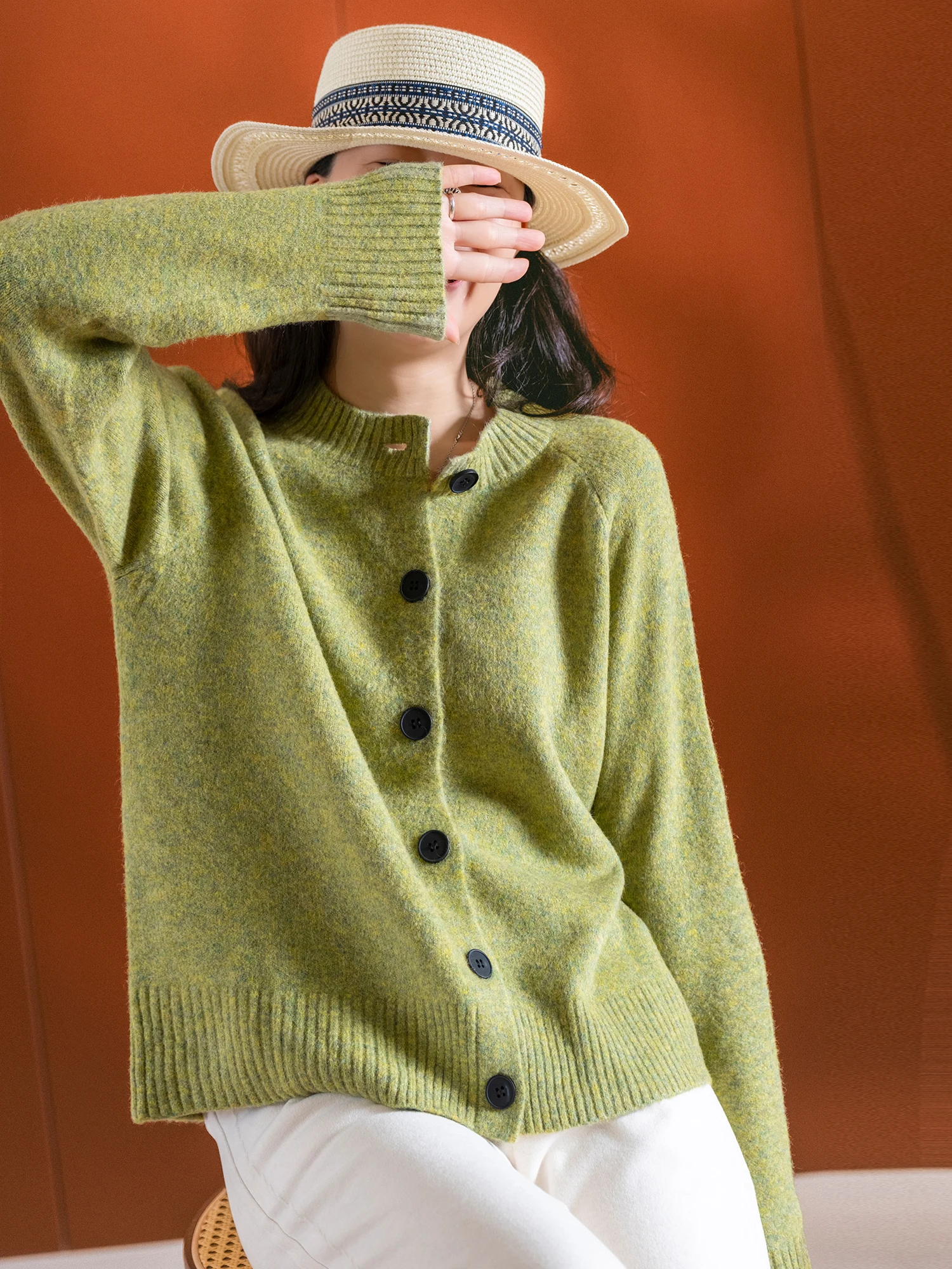 Loose Fit Casual Knitwear oulder Sve Insertion Wool Blend Elastied Double Color Floral Pattern Soft Acrylic Long S...
Loose Fit Casual Knitwear oulder Sve Insertion Wool Blend Elastied Double Color Floral Pattern Soft Acrylic Long S...