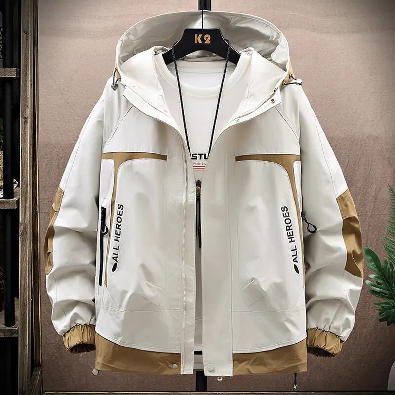 New Trendy Men's Hooded Casual Jackets 2025 Spring Autumn Youth Loose Coats Streetwear Windbreaker Outdoor Tops Hoody Clothing
New Trendy Men's Hooded Casual Jackets 2025 Spring Autumn Youth Loose Coats Streetwear Windbreaker Outdoor Tops Hoody Clothing