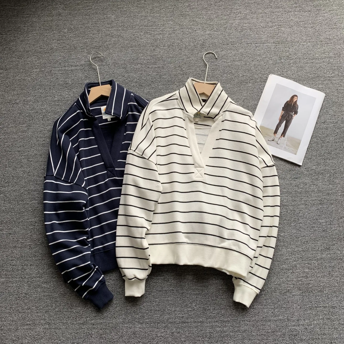 Women's Fleece Lined Oversized Long Sleeve Hoodie Spring Autumn Stripe Color Block Collar Casual Versatile Comfortable Top
Women's Fleece Lined Oversized Long Sleeve Hoodie Spring Autumn Stripe Color Block Collar Casual Versatile Comfortable Top