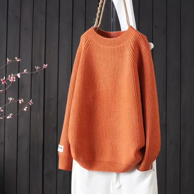 Korean Style Crewneck Fashion Thick Crochet Tops Clothes Jumper Sweaters for Women Pullover Women's Cashmere Sweater 2025 Trend
Korean Style Crewneck Fashion Thick Crochet Tops Clothes Jumper Sweaters for Women Pullover Women's Cashmere Sweater 2025 Trend