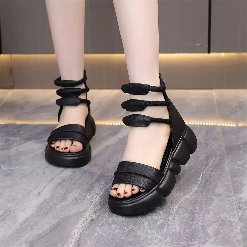 Women's Platform Gladiator Sandals 2026 New Open Toe Chunky Heel Ankle Strap Non-Slip Casual Summer Shoes
Women's Platform Gladiator Sandals 2026 New Open Toe Chunky Heel Ankle Strap Non-Slip Casual Summer Shoes
