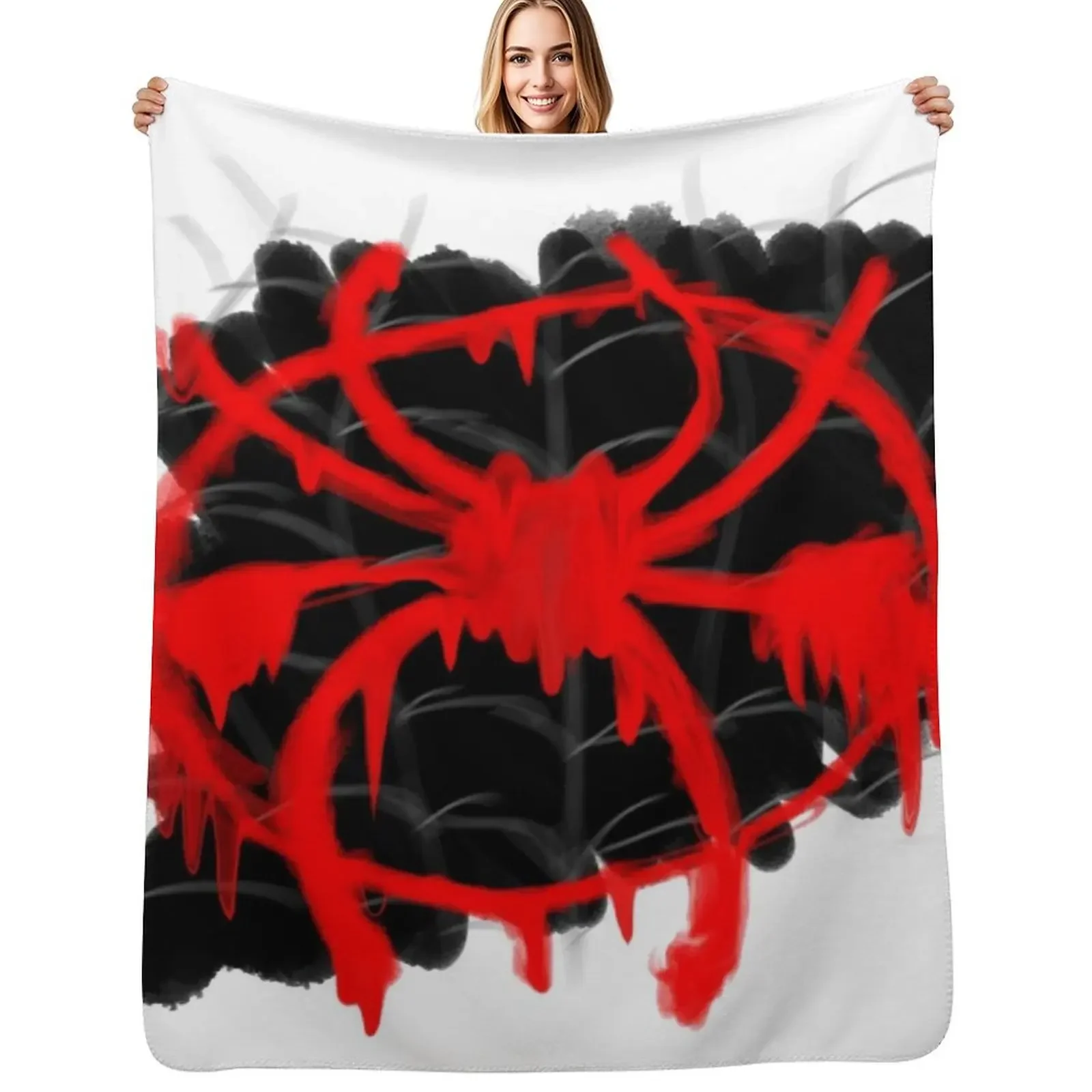 Red Spray Painted Spider Throw Blanket Luxury Brand For Decorative Sofa Sofa Blanket
Red Spray Painted Spider Throw Blanket Luxury Brand For Decorative Sofa Sofa Blanket