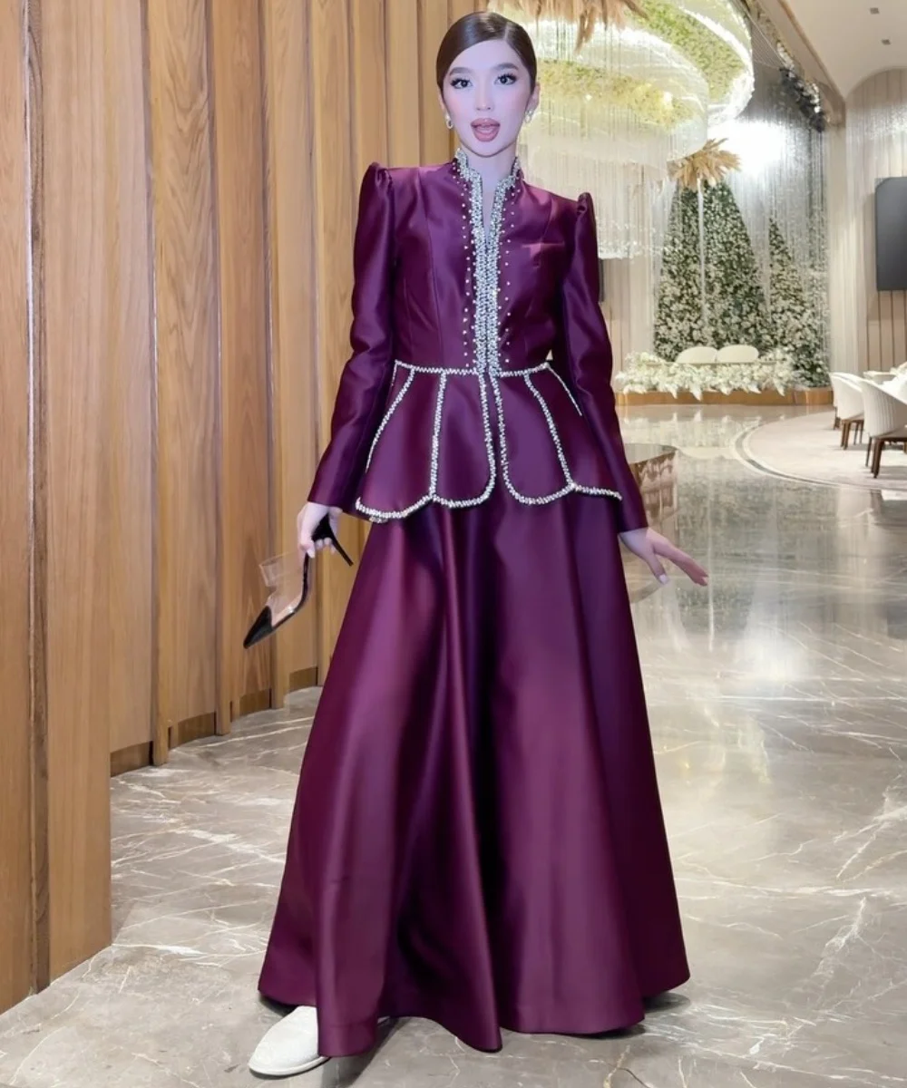 Customized Fashion Sequined A-line High Collar Long Dresses Bespoke Occasion Dresses Chinese Style Saudi Arabia
Customized Fashion Sequined A-line High Collar Long Dresses Bespoke Occasion Dresses Chinese Style Saudi Arabia