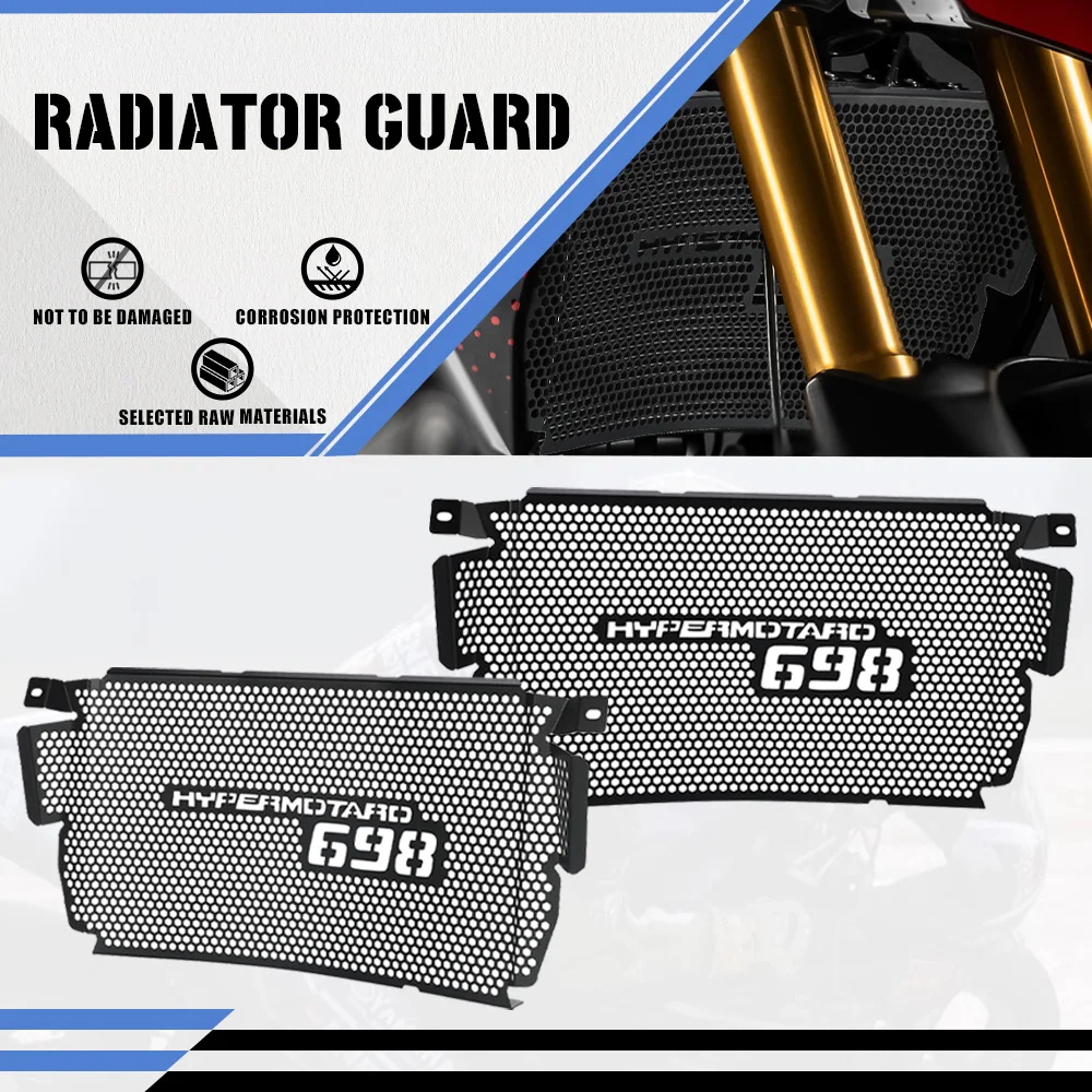 2026 2025 2024 Motorcycle Accessories Radiator Grille Guard Protector Cover For Ducati Hypermotard 698 Mono/RVE Hypermotard698
2026 2025 2024 Motorcycle Accessories Radiator Grille Guard Protector Cover For Ducati Hypermotard 698 Mono/RVE Hypermotard698