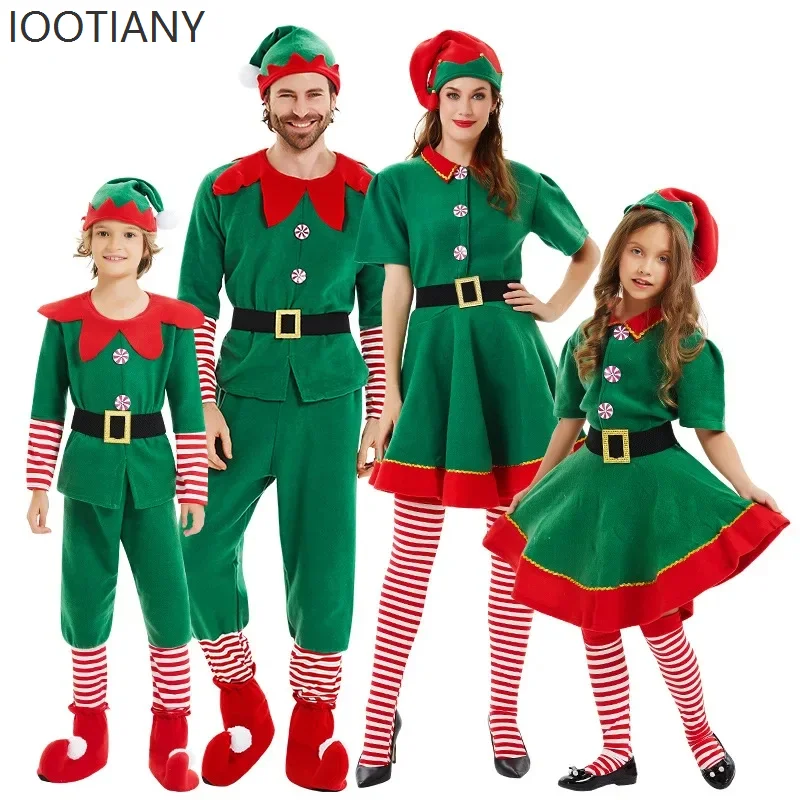 Children's Christmas Boys And Girls Green Christmas Elf Costumes Toddler Christmas Clothes Parent-child Performance Costumes
Children's Christmas Boys And Girls Green Christmas Elf Costumes Toddler Christmas Clothes Parent-child Performance Costumes