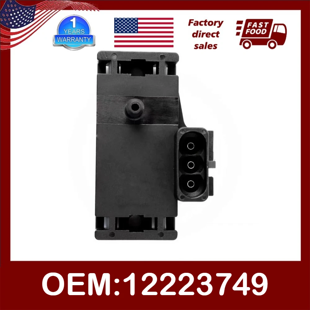 Датчик абсолютного давления в коллекторе (MAP) 3 бар, совместимый с Chevrolet Venture, Tahoe, Malibu, Lumina, Impala, Cavalier, Astro
Датчик абсолютного давления в коллекторе (MAP) 3 бар, совместимый с Chevrolet Venture, Tahoe, Malibu, Lumina, Impala, Cavalier, Astro