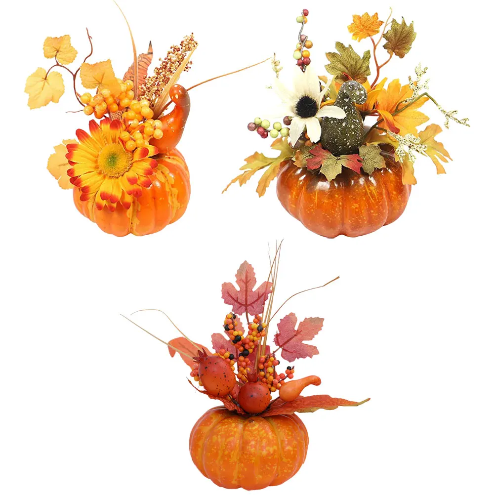 3pcs Artificial Pumpkin Ornaments Fall Decorations Halloween Table Centerpiece Basket Fillers Foam PVC Props Lightweight Safe
3pcs Artificial Pumpkin Ornaments Fall Decorations Halloween Table Centerpiece Basket Fillers Foam PVC Props Lightweight Safe
