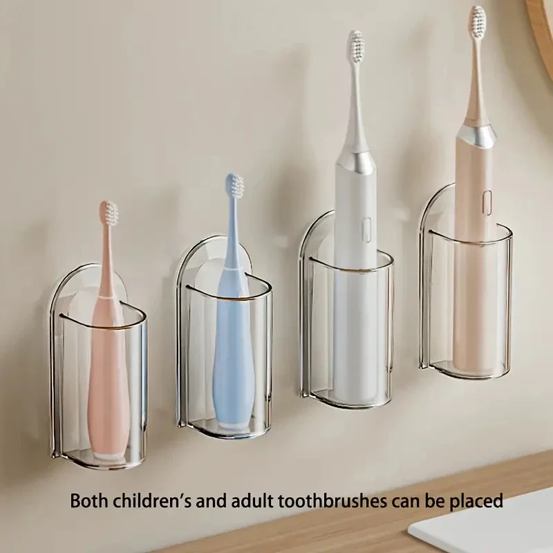 Wall Mounted Non Perforated Toothbrush Holder Electric Toothbrush Base Space Saving Toothbrush Holder Bathroom Accessory Travel
Wall Mounted Non Perforated Toothbrush Holder Electric Toothbrush Base Space Saving Toothbrush Holder Bathroom Accessory Travel