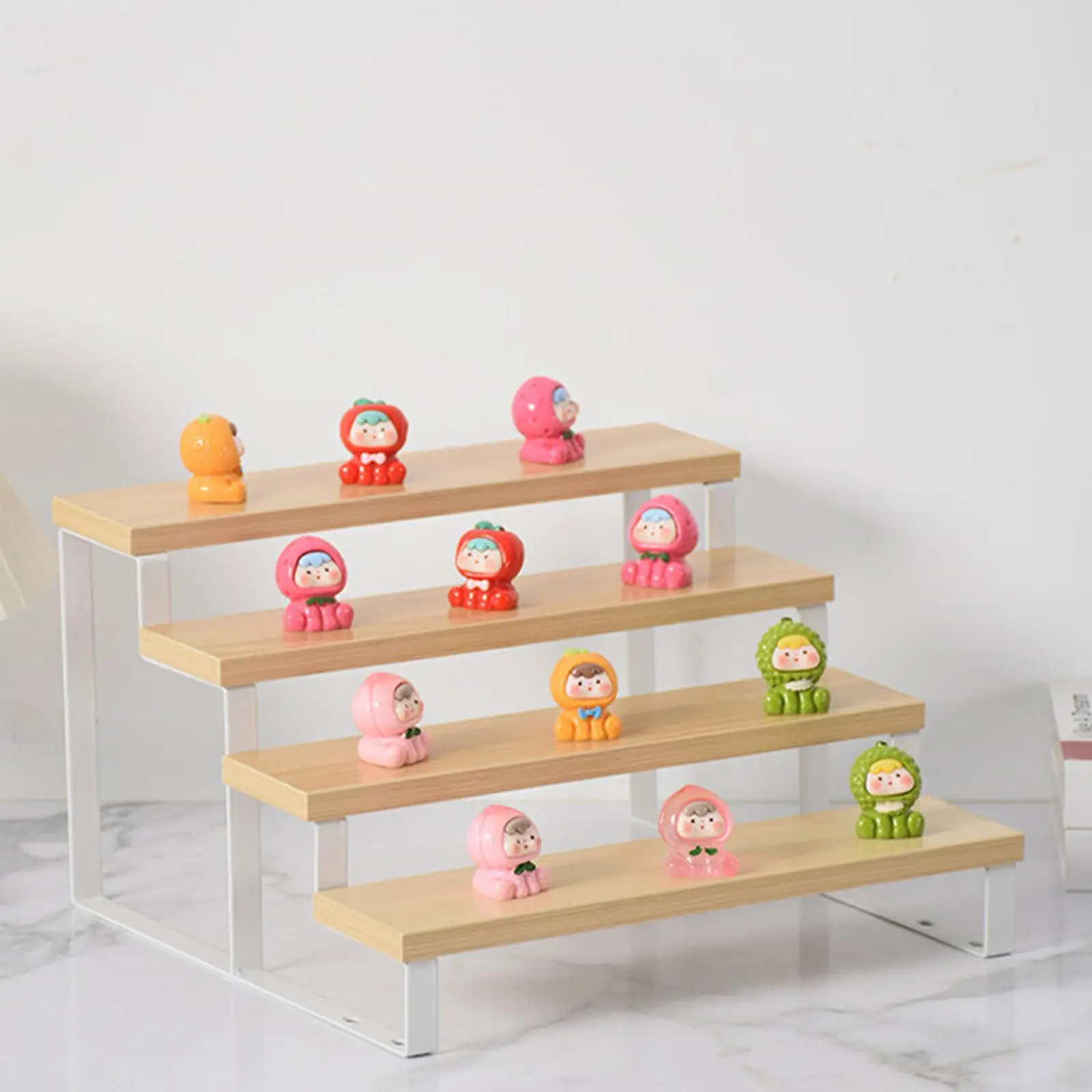 4 Tier Riser Display Stand Earring Rings Holder for Figurines Toys Party
4 Tier Riser Display Stand Earring Rings Holder for Figurines Toys Party