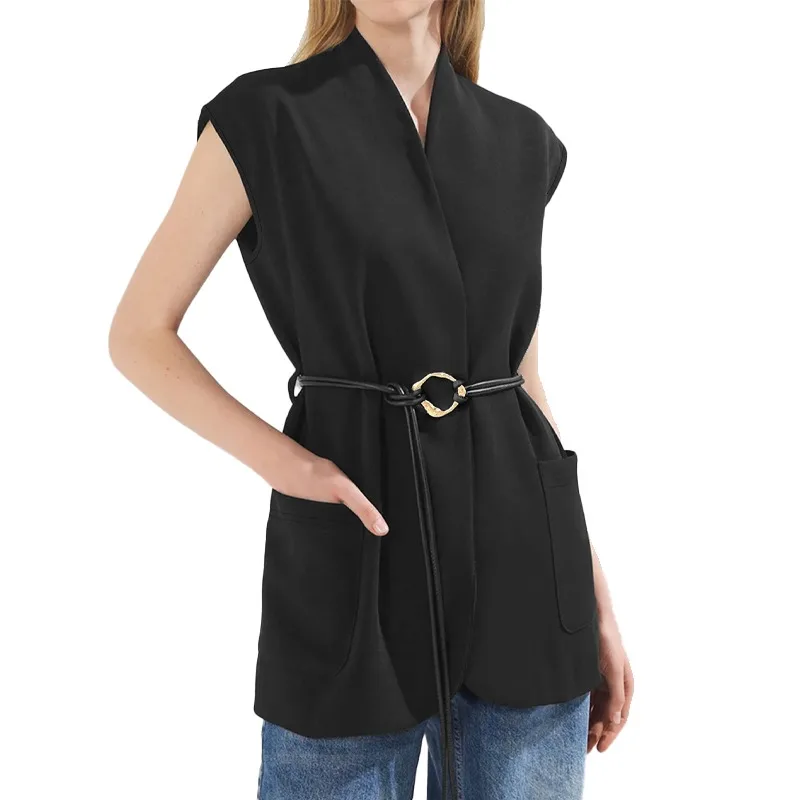 FFF.DUO Autumn Elegant Top Women's Sweater Vest Coat Button V Neck Sleeveless Ladies Casual Loose Vest Jacket Cardigan Outerwear
FFF.DUO Autumn Elegant Top Women's Sweater Vest Coat Button V Neck Sleeveless Ladies Casual Loose Vest Jacket Cardigan Outerwear