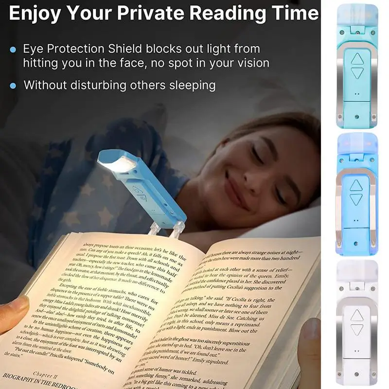 USB Rechargeable Book Light Book Lights With 3 Brightness Levels Long Battery Life Reading Light For Eye Protection
USB Rechargeable Book Light Book Lights With 3 Brightness Levels Long Battery Life Reading Light For Eye Protection