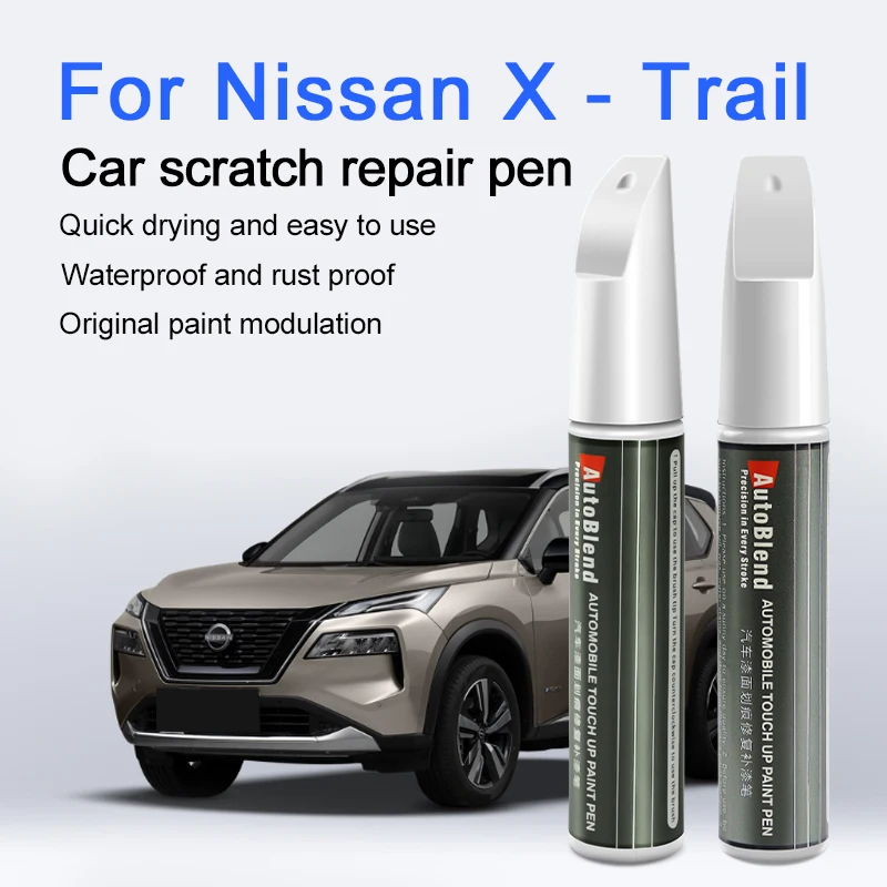 Ручка для ремонта царапин с краской для Nissan X-Trail с прозрачным покрытием, восстанавливающая блестящую автомобильную краску и улучшает текстуру краски серого цвета
Ручка для ремонта царапин с краской для Nissan X-Trail с прозрачным покрытием, восстанавливающая блестящую автомобильную краску и улучшает текстуру краски серого цвета