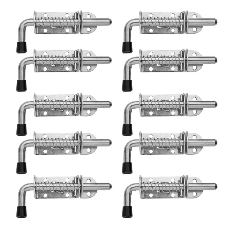 Пружинный засов-шпингалет, дверной замок из нержавеющей стали 304, утолщенный 2 мм, 5 дюймов, матовая отделка, 10 штук в упаковке, HSB300P10
Пружинный засов-шпингалет, дверной замок из нержавеющей стали 304, утолщенный 2 мм, 5 дюймов, матовая отделка, 10 штук в упаковке, HSB300P10