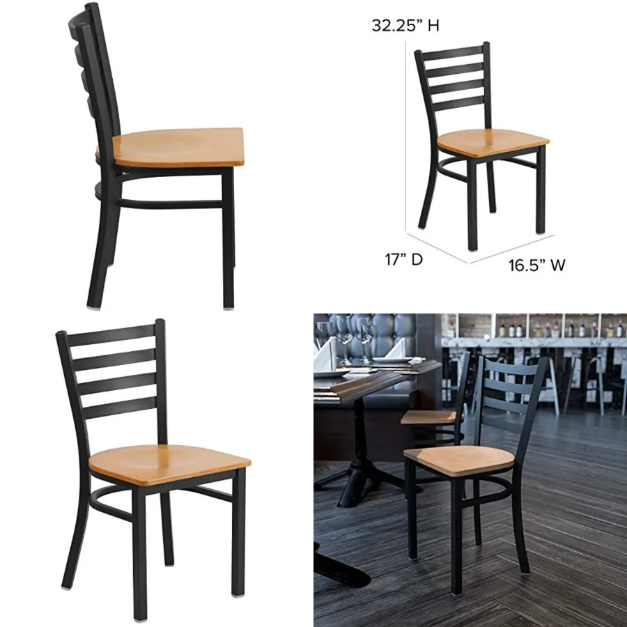 HERCULES Series Ladder Back Metal Restaurant Chair - Seat
HERCULES Series Ladder Back Metal Restaurant Chair - Seat