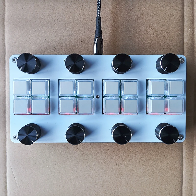 MIDI CC Controller Computer Music Host Software With Knob USB Interface 8 Switches 8 Knobs
MIDI CC Controller Computer Music Host Software With Knob USB Interface 8 Switches 8 Knobs